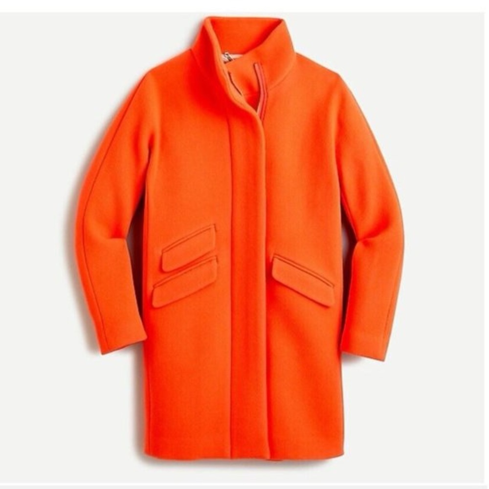 Jcrew Cocoon coat in Italian stadium-cloth wool blend